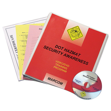 MARCOM Training DVD, DOT HAZMAT Securty Awarness V0001759EO