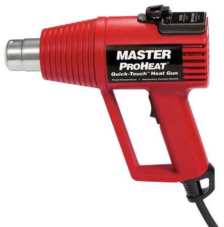 MASTER APPLIANCE Heat Gun, Electric Powered, 230V AC, Single Temp. Setting, 1,426 W Watt, Pistol Handle PH-2000-A6