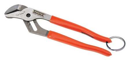 Proto 7 in Straight Jaw Tongue and Groove Plier, Serrated J262SGXL-TT