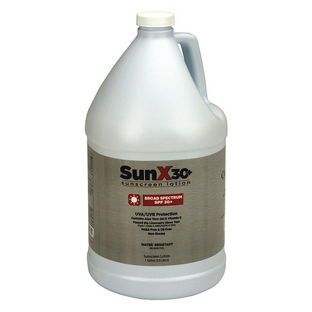 Sunx Sunscreen, Gallon Bottle 18-250