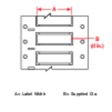 BRADY 2" x 15/64" White Wire Marking Sleeves, 3FR-125-2-WT 3FR-125-2-WT