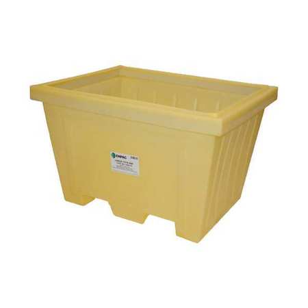 Enpac Yellow Storage Tote, Plastic, 16.58 cu ft Volume Capacity 1500-YE