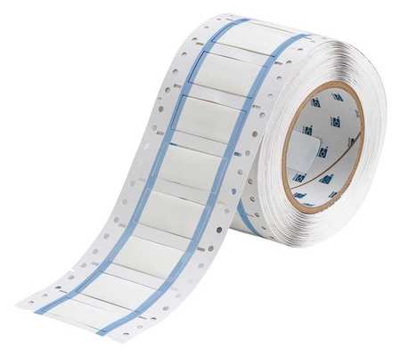 BRADY 2" x 27/32" White Wire Marking Sleeves, 3FR-500-2-WT-S 3FR-500-2-WT-S