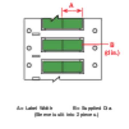 BRADY 1" x 1-21/32" Green Wire Marking Sleeves, 3PS-1000-2-GR-2 3PS-1000-2-GR-2