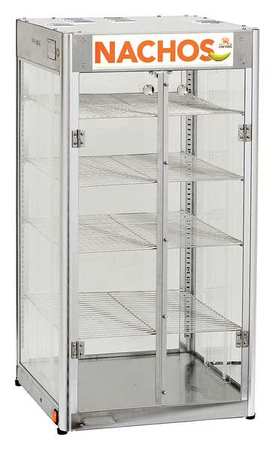 CRETORS Nacho Chips Heated Display Case, 1 Shelf NAACN-X