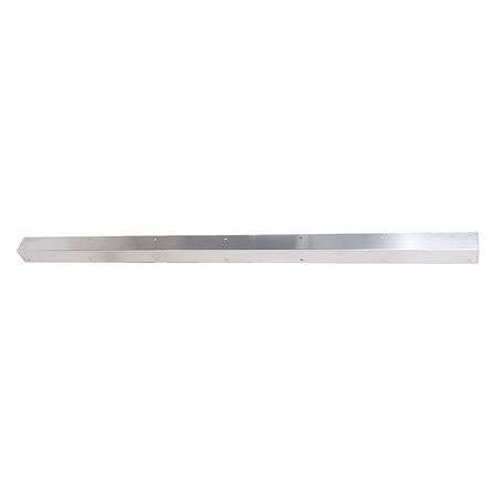 ZORO SELECT Corner Guard, Stainless, Silver, Square, 3"W X 48"H 31EW53