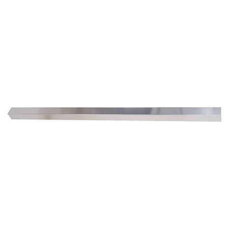 ZORO SELECT Corner Guard, Stainless, Silver, Square, 3"W X 48"H 31EW55