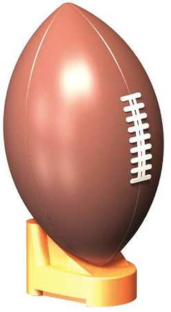 PETERSEN MANUFACTURING 40" Football Sports Bollard, Concrete FB