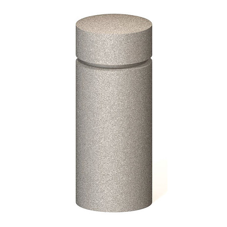 PETERSEN MANUFACTURING 12" Round Security Bollard, Concrete AL-1