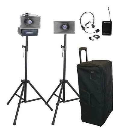 Amplivox Sound Systems Deluxe Wireless Hailer Kit, 50W SW632