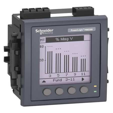 SCHNEIDER ELECTRIC Power Meter, LCD, 120/480VAC METSEPM5563