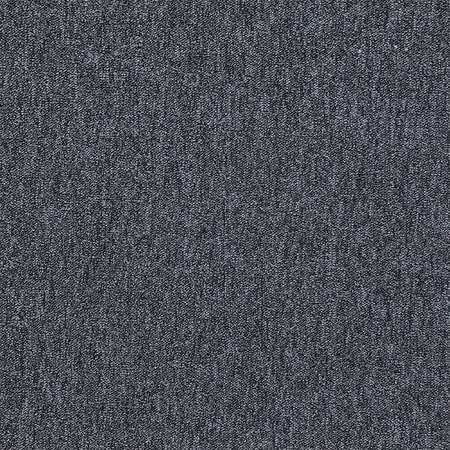 Zoro Select Carpet Tile, 19-11/16in. L, Navy, PK20 31HL68