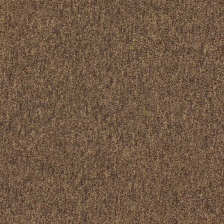 Zoro Select Carpet Tile, 19-11/16in. L, Coffee, PK20 31HL69