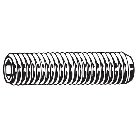 Zoro Select Set Screw, ST, M8 x 1mm, Cup, 10mm, PK100 M07852.080.0010