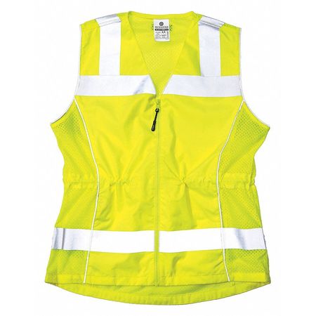 KISHIGO XL Female Safety Vest, Lime 1521-XL