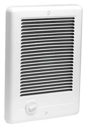 Cadet Recessed Electric Wall-Mount Heater, Recessed, 1000/750W W, 208/240V AC, White CSC102TW