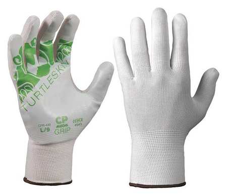 TURTLESKIN Cut Resistant Coated Gloves, 4 Cut Level, Polyurethane, L, 1 PR CPN-430