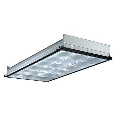 Lithonia Lighting Recessed Troffer, F32T8, 85W, 120-277V PT3L MV