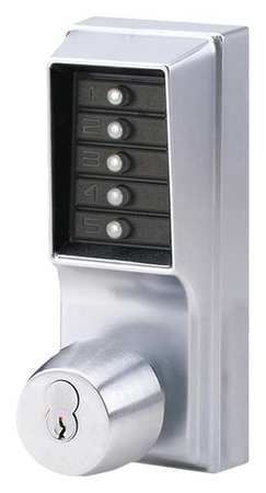 SIMPLEX Push Button Lock, Entry, Key Override 1021M26D41