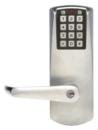 E-PLEX Electronic Lock, Satin Chrome, 12 Button E2051XSLL62641