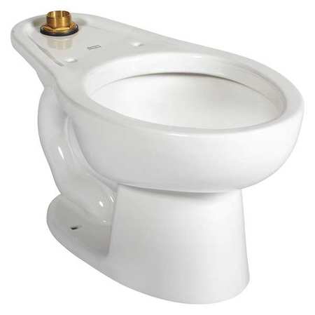 American Standard Toilet Bowl, 1.28 to 1.6 gpf, Flushometer, Floor Mount, Elongated, White 2599001.020