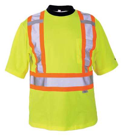 VIKING Viking Safety Poly/Cotton Tee-Grn 6000G-M