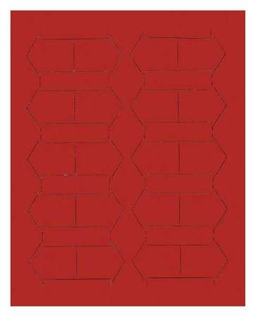 MAGNA VISUAL Magnetic Arrows, 3/4 In. W, Red, PK20 FI-423