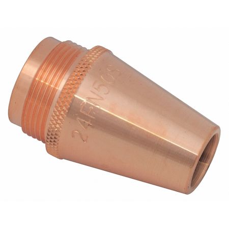 RADNOR Nozzle, Copper, Tweco, Fine Threaded, PK2 RAD64002564