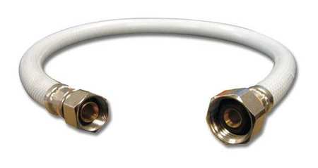KISSLER Faucet Supply Line, 3/8x1/2, 20in.L 88-6002