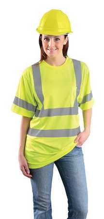 OCCUNOMIX Large Men's T-Shirt, Yellow LUX-SSETP3B-YL