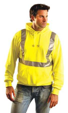 OCCUNOMIX 3XL Men's Sweatshirt, Yellow LUX-SWTLH-Y3X