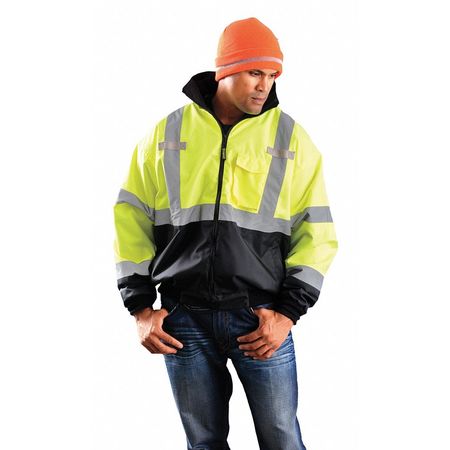 Occunomix Men's Yellow Polyester Jacket size 2XL LUX-ETJBJR-BY2X