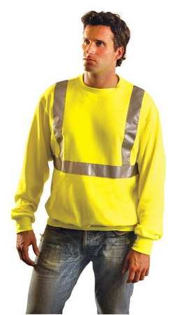 OCCUNOMIX 4XL Men's Sweatshirt, Yellow LUX-SWTL-Y4X