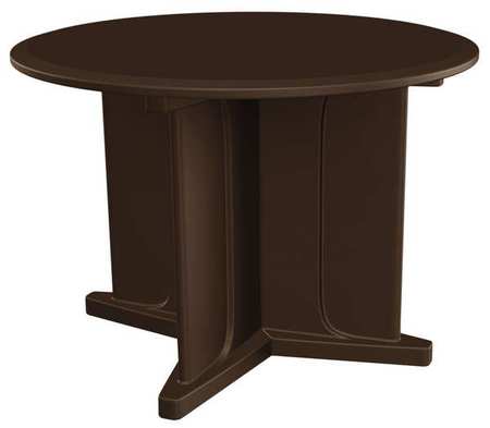 CORTECH Round Utility Table, 42 in X 42 in X 31 in, Plastic Top 66749BN