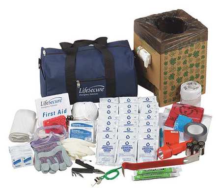 Lifesecure Group Emergency Survival Kit, Nylon Case 10100