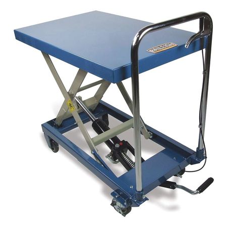 Baileigh Industrial Scissor Lift Cart, 660 lb. Cap, 20-1/2"W, 32-1/2"L B-CART