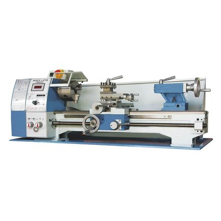 Baileigh Industrial Lathe, 110V AC Volts, 1 hp HP, 60 Hz, Single Phase 22 in Distance Between Centers PL-1022VS