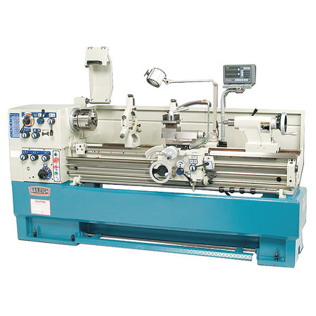 BAILEIGH INDUSTRIAL Lathe, 220V AC Volts, 7 1/2 hp HP, 60 Hz, Three Phase 60 in Distance Between Centers PL-1860