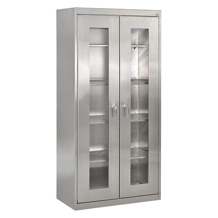 Sandusky Lee 18 ga. ga. 304 Stainless steel Storage Cabinet, Stationary SA4V361872-XX
