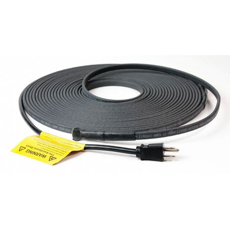Briskheat Self-Regulating Heating Cable, 120VAC, 100 ft. Length FFSL1-100