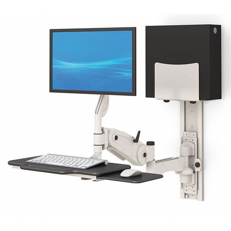 AFC INDUSTRIES Wall Mounted Medical Computer Wrkstation 772364G
