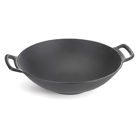 Tablecraft Cookware Wok, Cast Iron, 14" Dia., 6 qt. CW30116