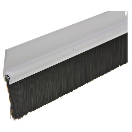 FROST KING Door Sweep, White, Plastic and Brush C35PH