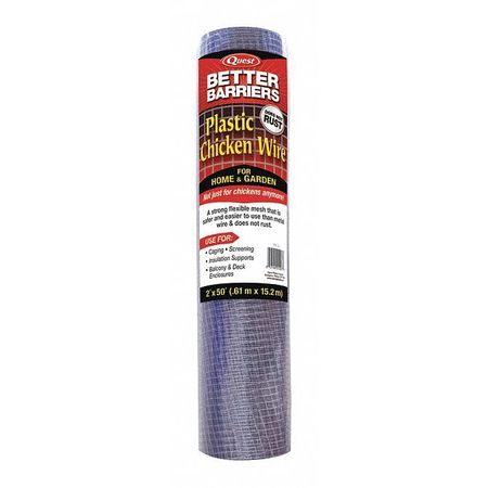 Better Barriers Plastic, Chicken Wire, 2ft.x50ft. PN 24