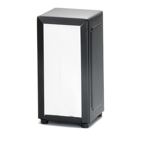 TABLECRAFT Tall-Fold, Black Napkin Dispenser, PK12 2212