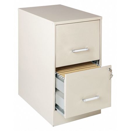 Space Solutions 14.25 in W 2 Drawer SOHO Vertical, Stone 16870