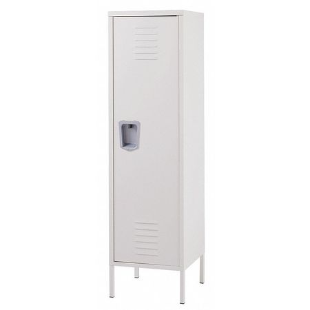 Space Solutions Personal Locker, 15x15x54", White 21899