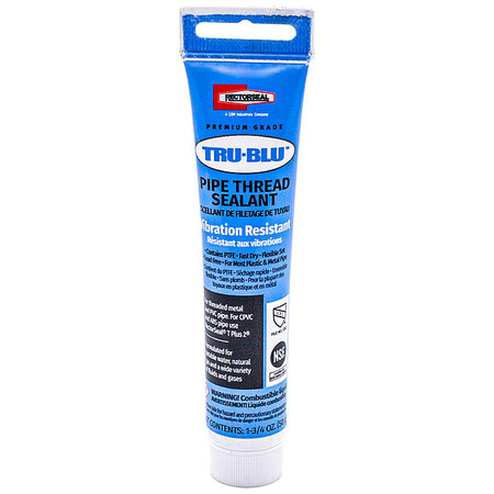 Rectorseal Pipe Thread Sealant 1.8 fl oz, Tube, Tru-Blu, Blue, Paste 31780