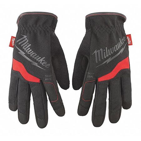 MILWAUKEE TOOL Free-Flex Work Gloves - Medium, Medium, Red/Black 48-22-8711