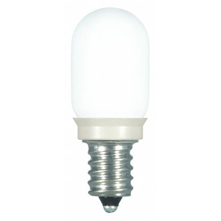 SATCO Bulb, LED, 0.8W, 120V, T6, Base E12, 27K, Light Distribution: 360 Degrees Beam Spread S9176